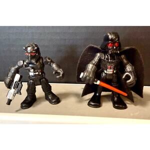 Imaginext Darth Vader 2.5” Figure Cloth Cape Star Wars imperial pilot 2011